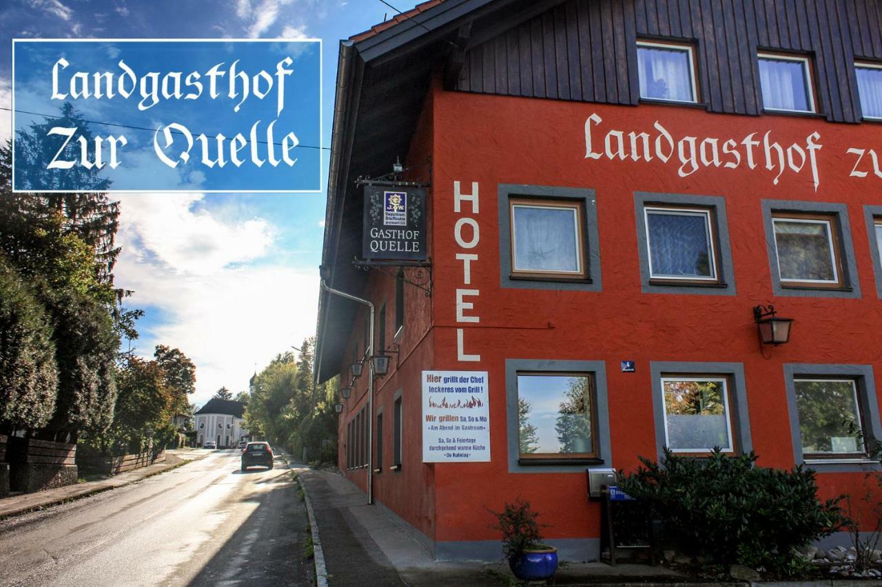 Hotel Landgasthof zur Quelle Seeshaupt Exterior foto